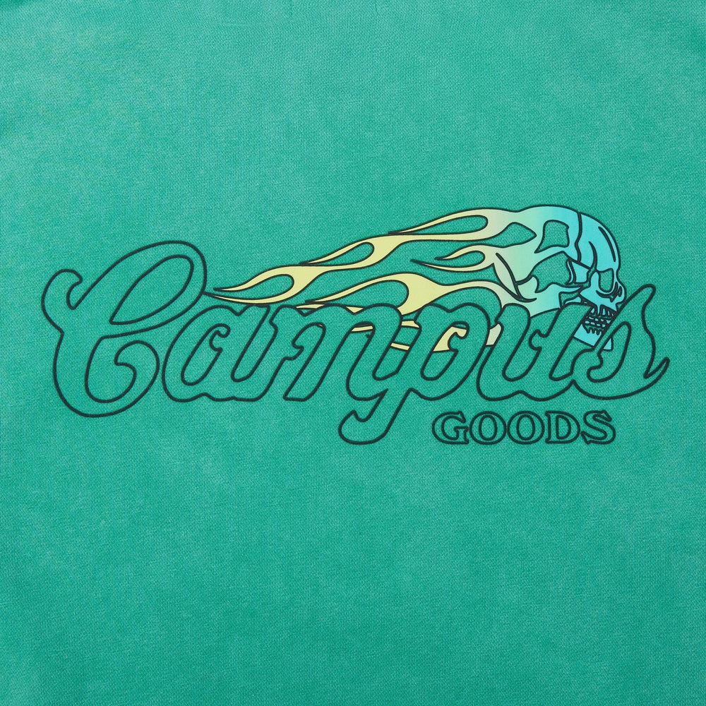 Road Trip Hoodie Sun Fade Wash (Green)